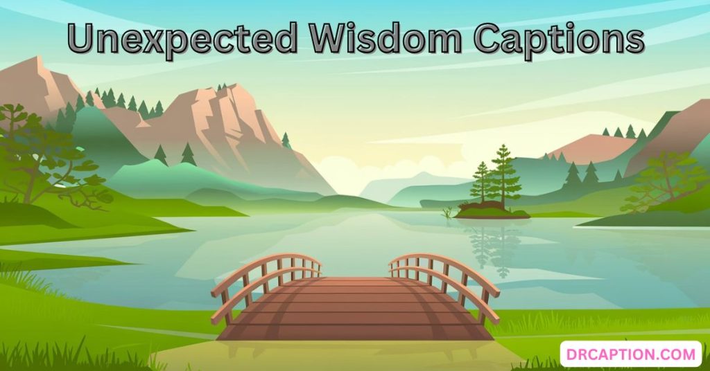 Unexpected Wisdom Captions