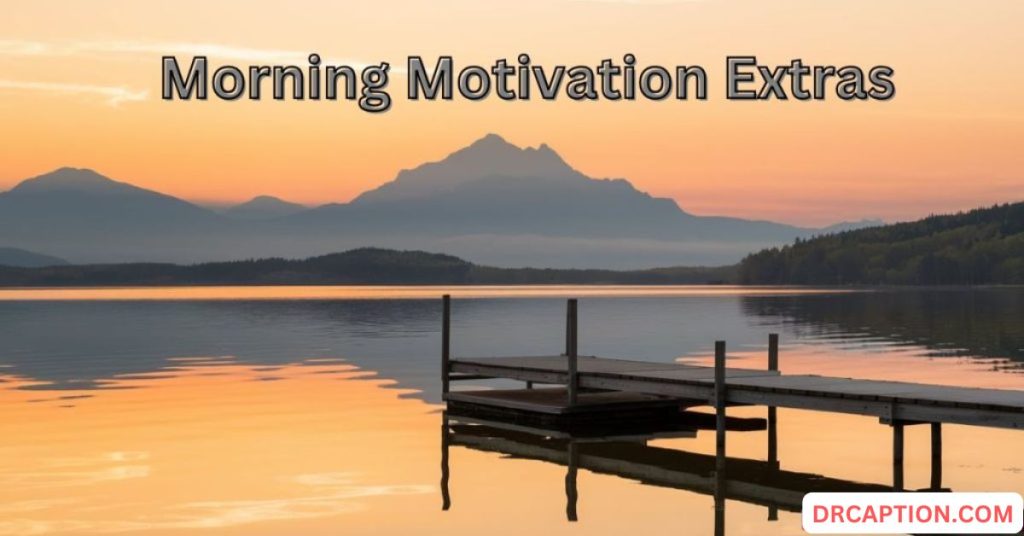 Morning Motivation Extras