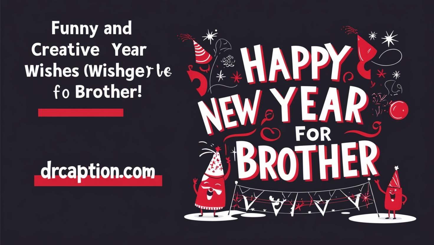Funny and Creative Happy New Year Wishes for Brother