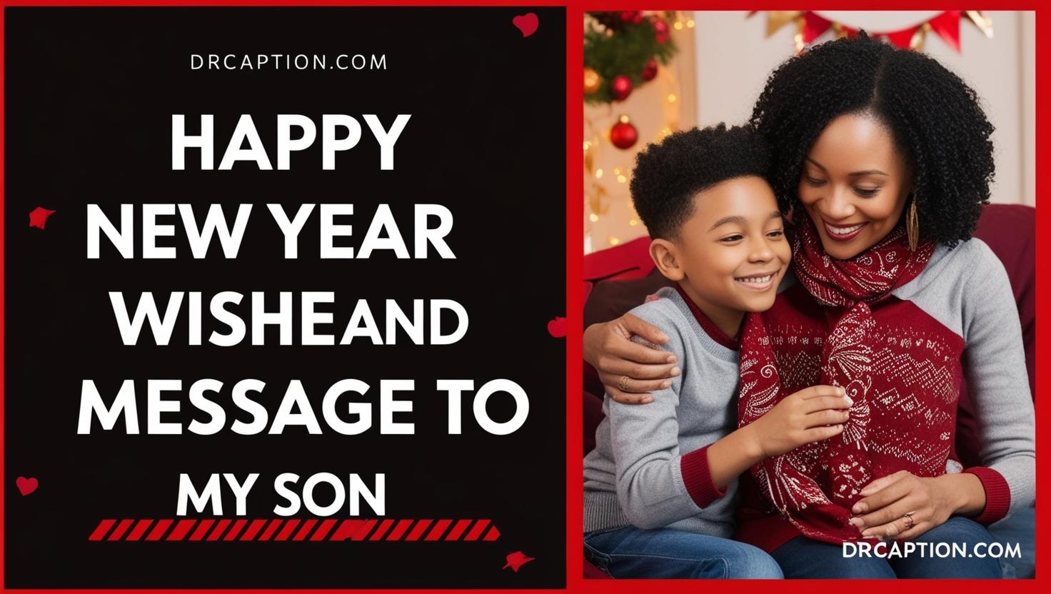 Happy New Year Wishes and Messages To My Son