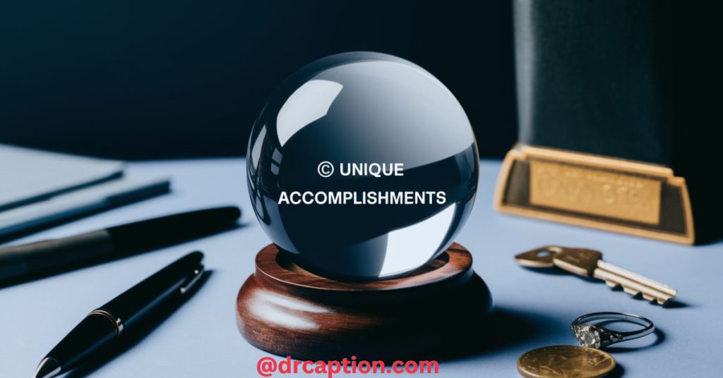 ๐ Unique Accomplishments