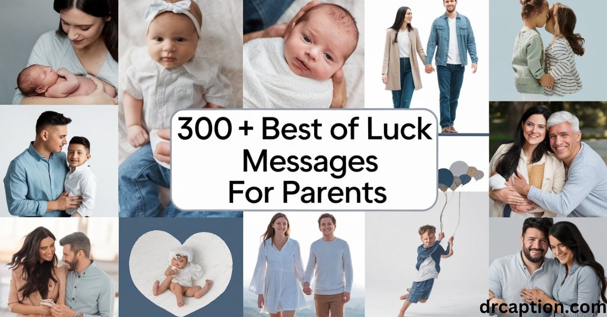 300 + best of luck messages for parents